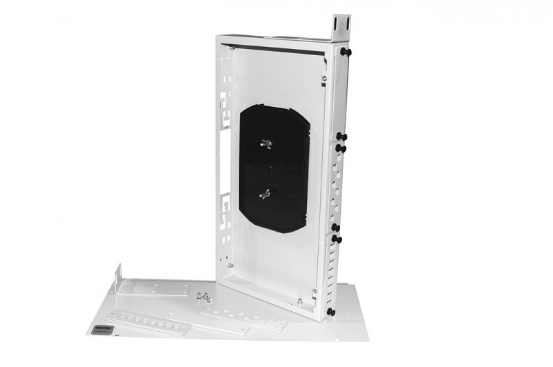 FO-19R-1U-3xSLT-W140H42-24UN-GY, кросс оптический 19"