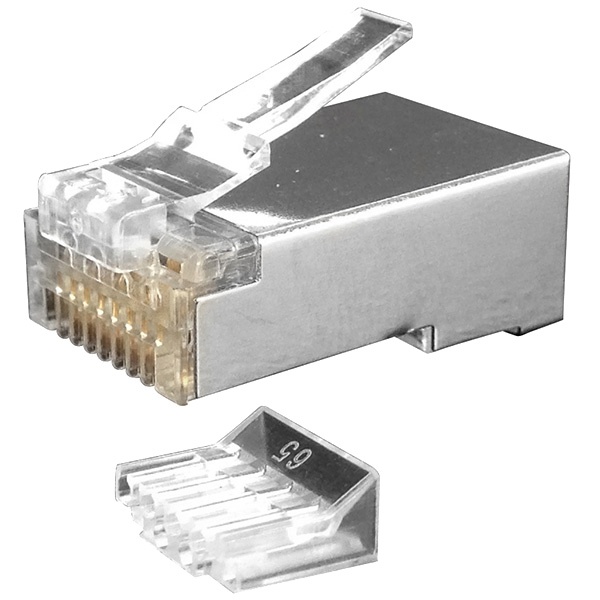 RJ-45 (8P8C) Cat.6, экран., со вставкой, разъем RJ-45 (8P8C)