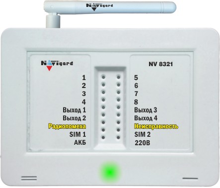 NV 8321, GSM сигнализация радиоканальная