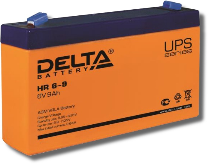 Delta HR 6-9, аккумулятор герметичный свинцово-кислотный