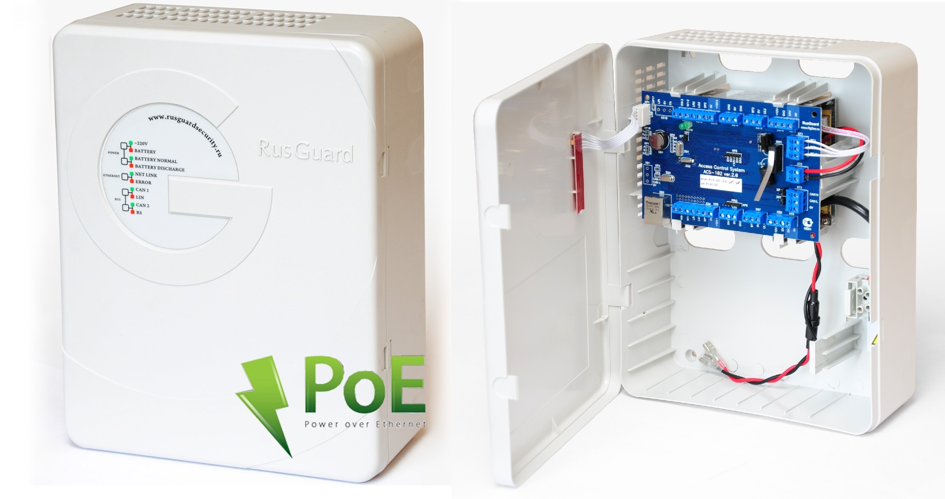 ACS-102-CE-B (POE), контроллер СКУД сетевой