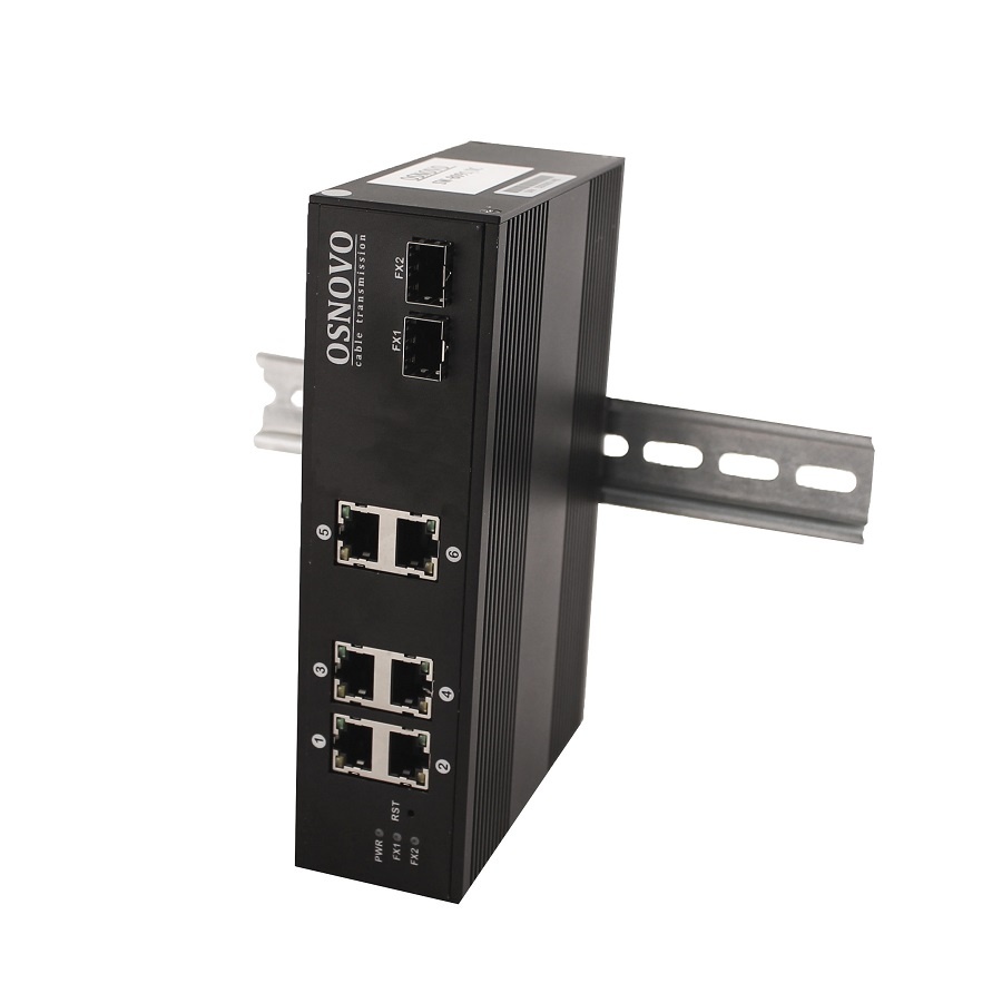 SW-8062/IC, промышленный PoE коммутатор Gigabit Ethernet на 8 портов