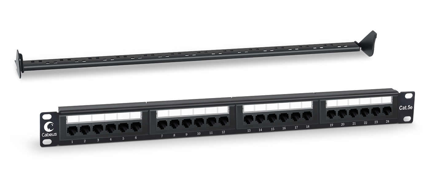PL-24-Cat.5e-Dual (7000c), патч-панель 19"