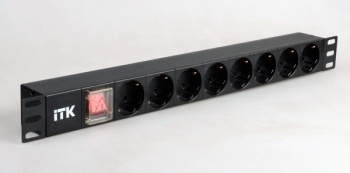 PH12-8D3, блок розеток 19"