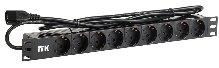PH22-9D2-P, блок розеток 19"