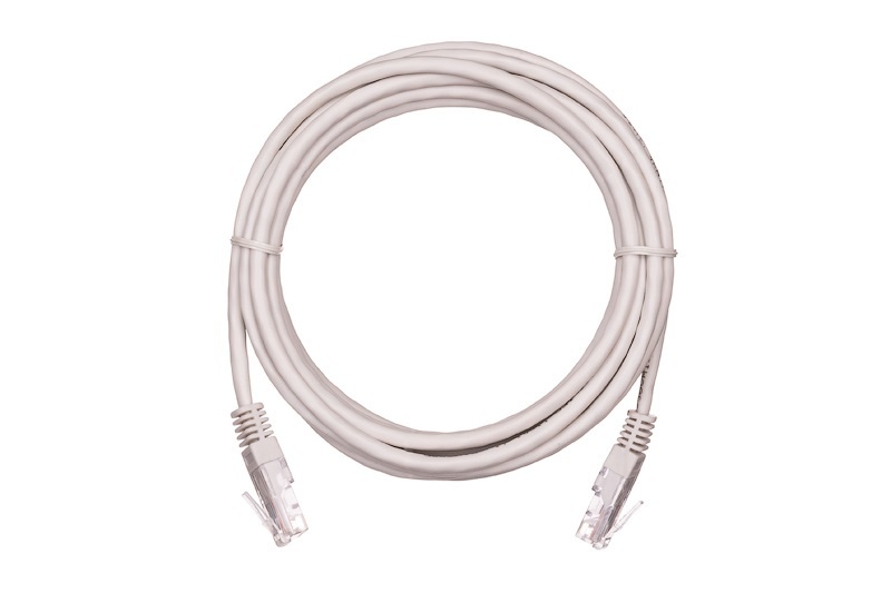 EC-PC4UD55B-030-GY-10, CCA, (10 шт), патч-корд медный