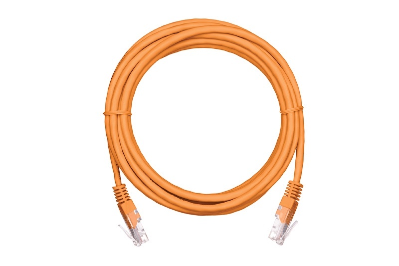 EC-PC4UD55B-BC-PVC-010-OR-10 (10 шт), патч-корд медный