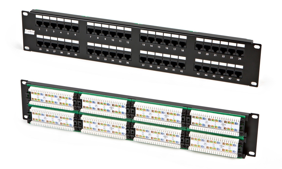 PP3-19-48-8P8C-C5E-110D, патч-панель 19"