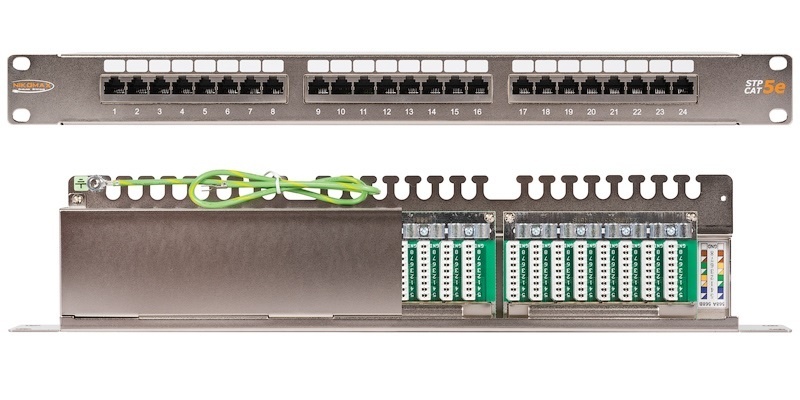 NMC-RP24SD2-1U-MT, патч-панель 19"