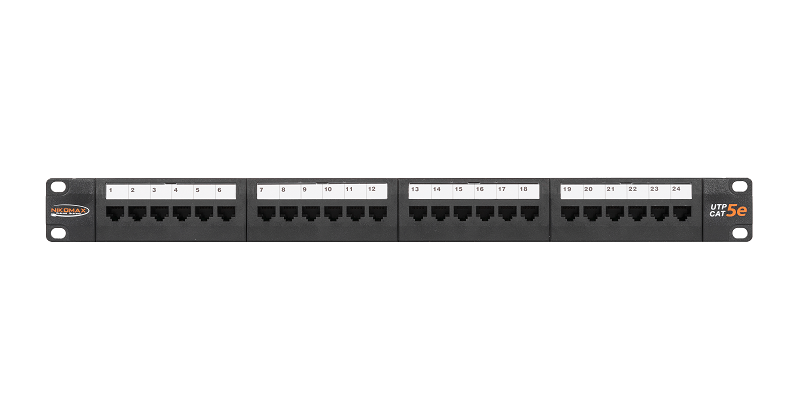 NMC-RP24UD2-1U-BK, патч-панель 19"