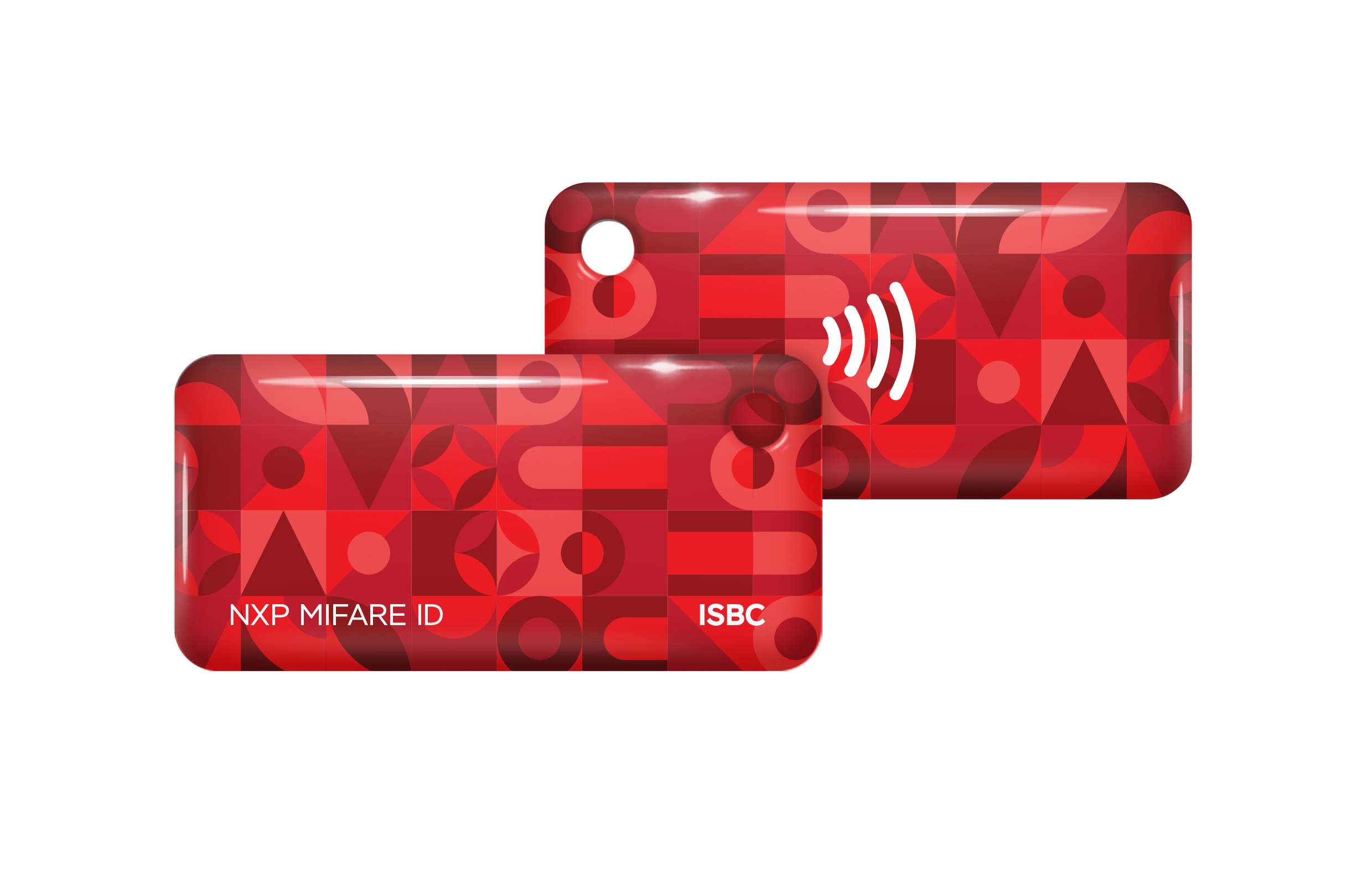 ISBC Mifare ID Standard (красный), брелок