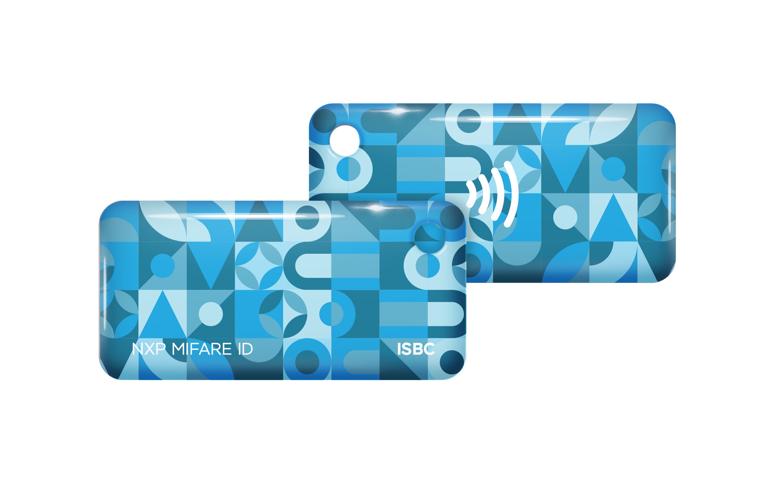 ISBC Mifare ID Standard (голубой), брелок