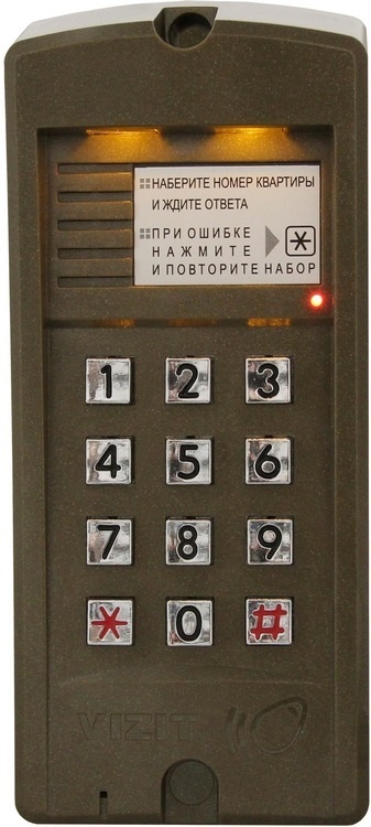 БВД-310R, вызывная панель аудиодомофона