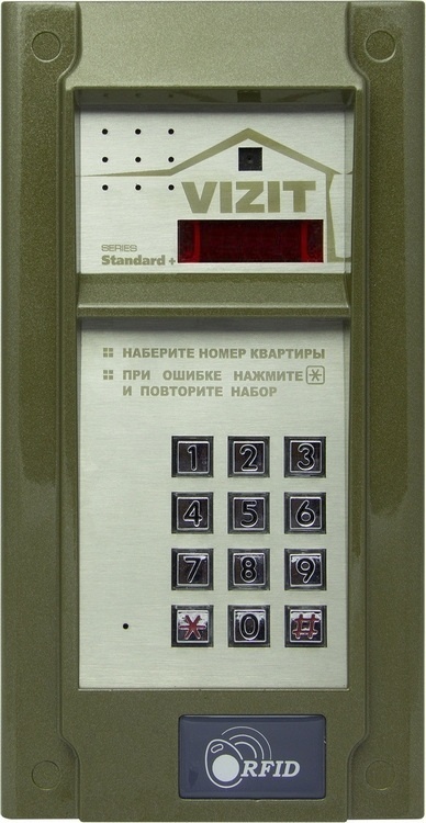БВД-N201FCP, вызывная панель видеодомофона