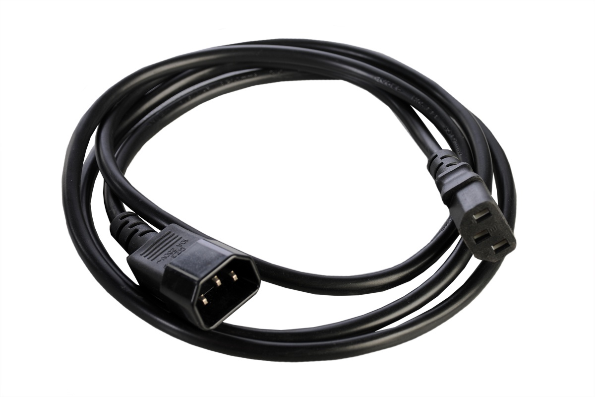 R-10-Cord-C13-C14-3, шнур питания с заземлением