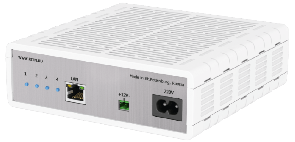Преобразователь 4 RS-232 - Ethernet, преобразователь интерфейсов