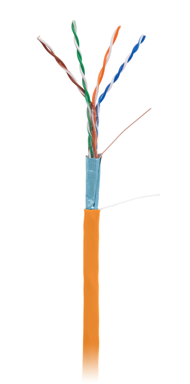 F/UTP 4pair, Cat5e, In, LSZH (EC-UF004-5E-LSZH-OR), кабель «витая пара» (LAN) для структурированных систем связи