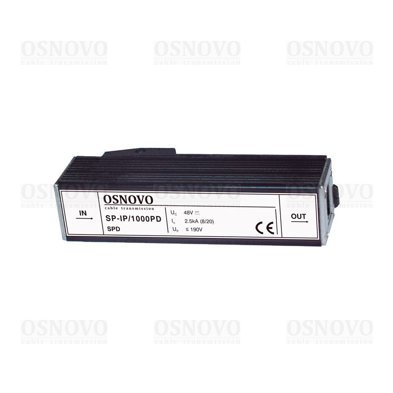 SP-IP/1000PD, устройство грозозащиты цепей Ethernet