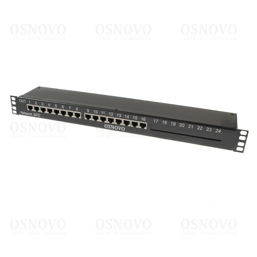 SP-IP16/1000PR, устройство грозозащиты цепей Ethernet