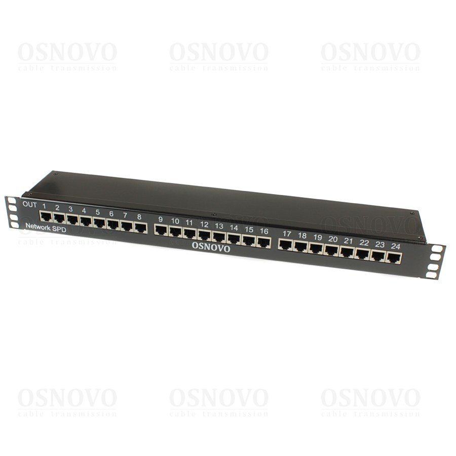 SP-IP24/1000PR, устройство грозозащиты цепей Ethernet