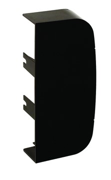 Заглушка 110х50 черная для короба