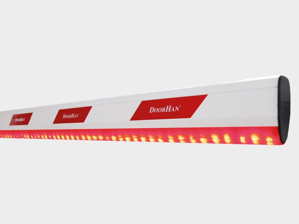 DoorHan BOOM-4-LED, стрела автоматического шлагбаума с подсветкой