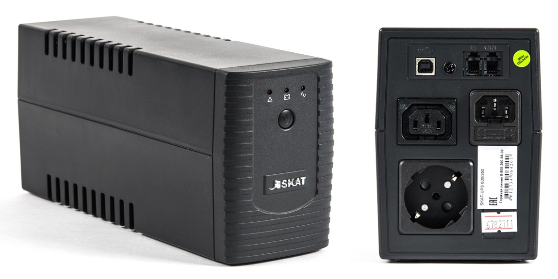 SKAT-UPS 600/350 (SKAT-UPS 600-IN-1х7) (449), бесперебойный источник питания