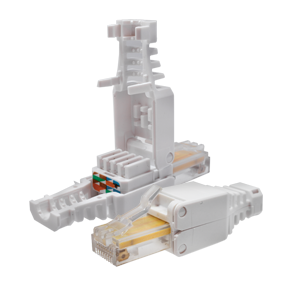 Коннектор 8P8C U/UTP Cat.5e (RJ-45) безинструментальный (10-0218), разъем RJ-45