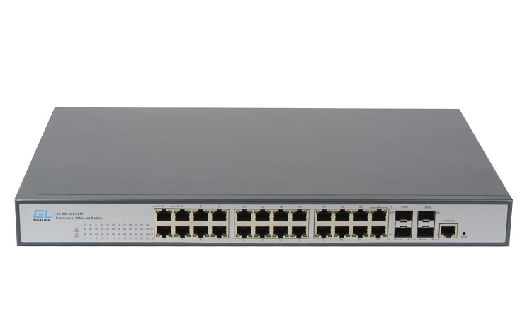 GL-SW-G204-24P, коммутатор с PoE