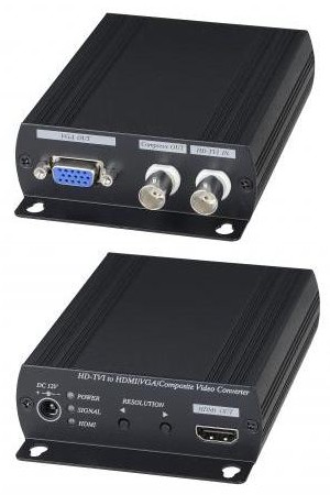 AD001HD4, преобразователь-разветвитель AHD/HDCVI/HDTVI в HDMI/VGA/CVBS