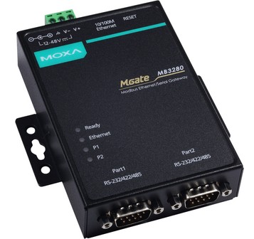 MGate MB3280, 2-портовый преобразователь протоколов