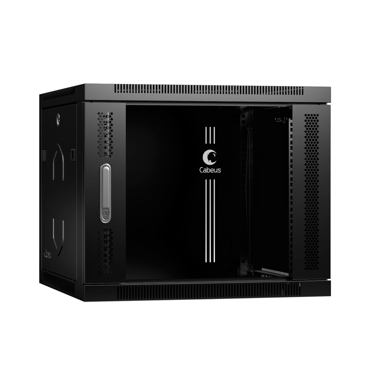 SH-05F-9U60/60-BK (8589c), шкаф телекоммуникационный 19" настенный 9U