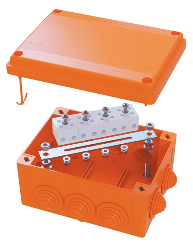 Коробка FS 100х100х50 5P (FSB10510) ответвительная огнестойкая из термопласта