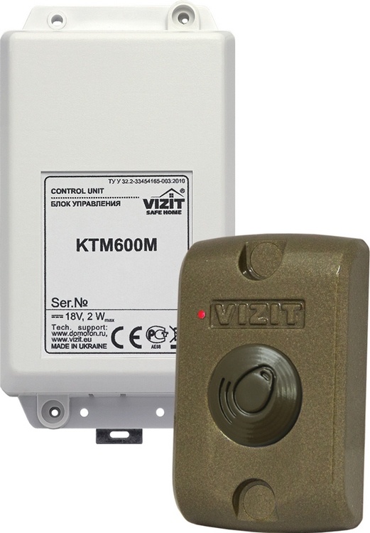 VIZIT-KTM601F, контроллер для ключей RF