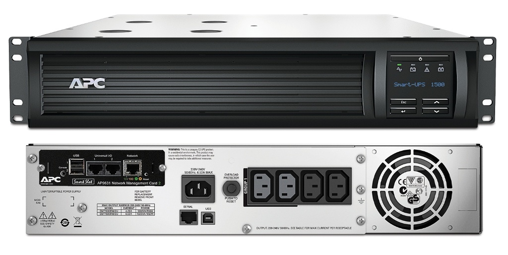 SMT1500RMI2UNC APC Smart-UPS 1500 ВА, источник бесперебойного питания