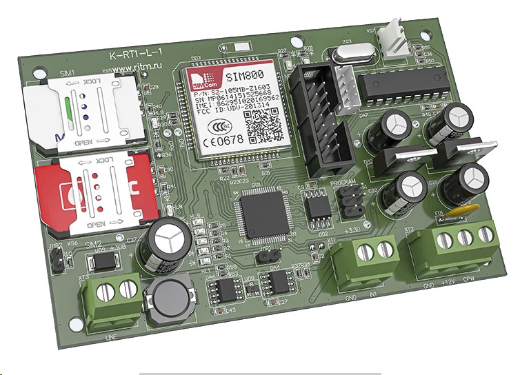Контакт GSM-5-RT1 Light, панель охранная