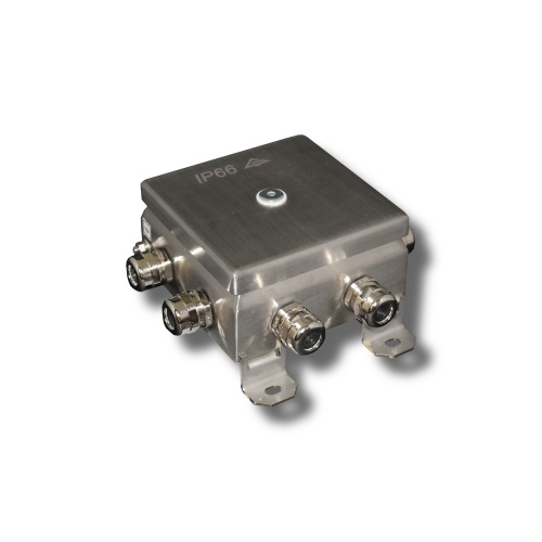КМ-О (12к)-IP66-1212 нержавейка, коробка монтажная огнестойкая