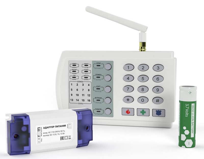 Контакт GSM-9K, прибор охранный