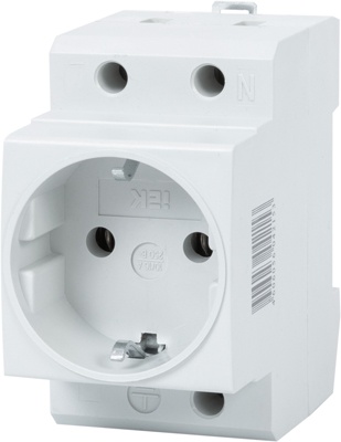 NSBon-08 (R2506100), розетка на DIN-рейку с заземляющим контактом