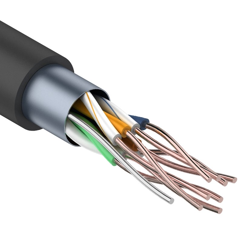 F/UTP 4PR 24AWG CAT5e OUTDOOR 305м CCA PROCONNECT (01-0146-3), кабель «витая пара» (LAN) для структурированных систем связи