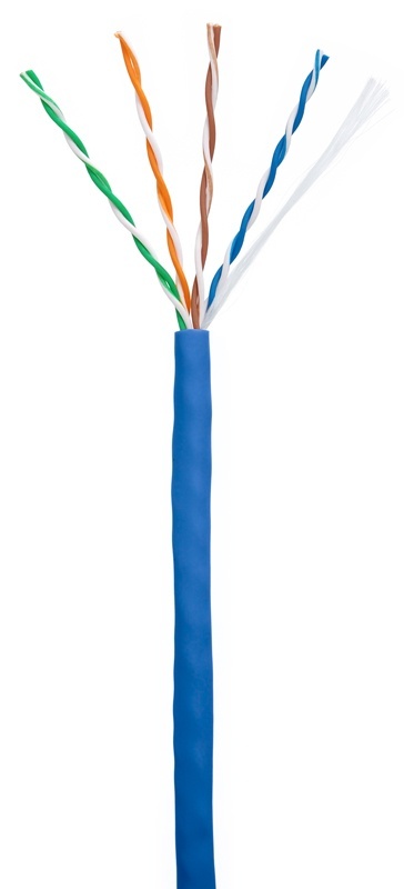 U/UTP 4pair, Cat5e, In, PVC (CCA-UU004-5E-PVC-BL), кабель «витая пара» (LAN) для структурированных систем связи