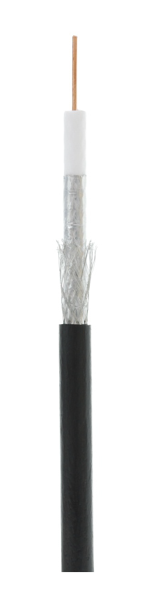 RG-6 CCS, Out, PE (EC-C2-32123B-BK-3), кабель коаксиальный омедненный