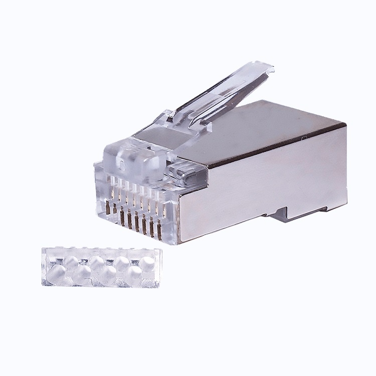 Коннекторы 8P8C FTP Cat.6 3U (RJ-45) (100 шт) (10-0202), разъем RJ-45