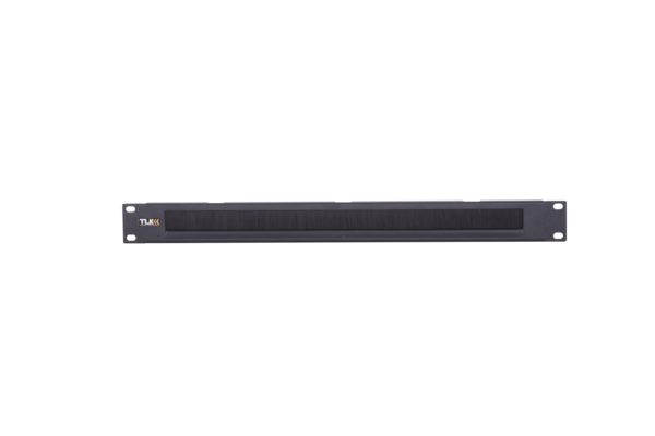 TLK-BRSH-1U-BK, щеточный ввод для напольных шкафов