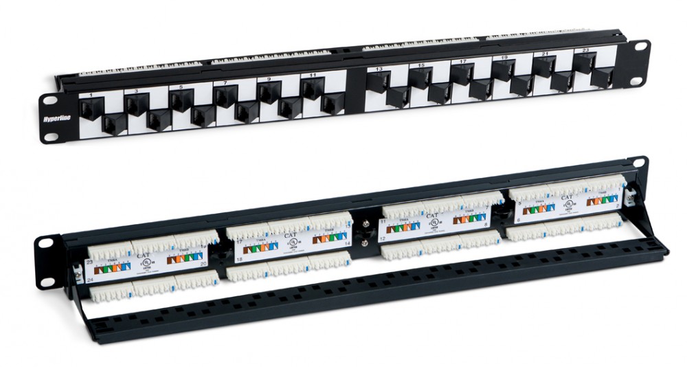 PP2A-19-24S-8P8C-C5E-110, патч-панель 19"