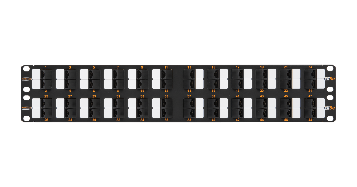 NMC-RP48UD2-AN-2U-BK, патч-панель 19"
