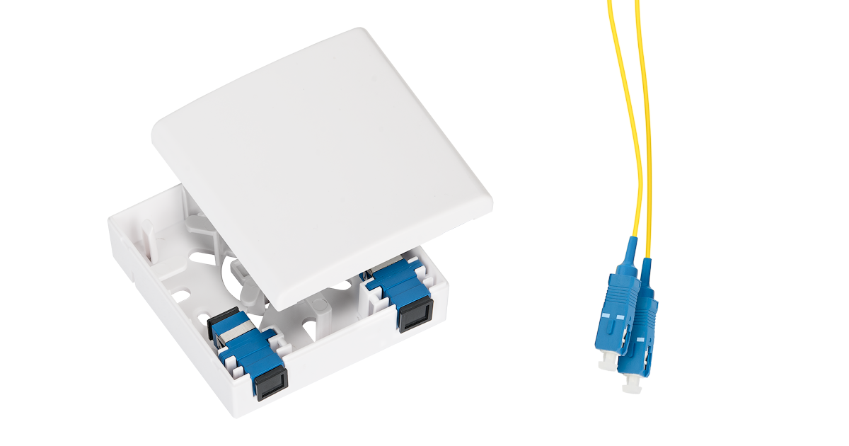 NMF-WO02LCUS2-CS-WT, оптическая розетка