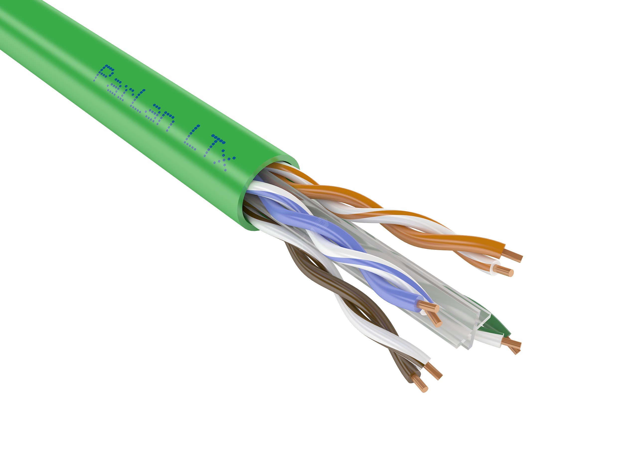 ParLan U/UTP Cat6 PVCLS нг(А)-LSLTx 4х2х0,57 (119239), кабель «витая пара» (Cat6)(LAN) для структурированных систем связи