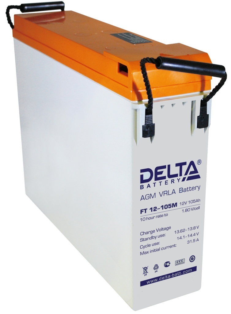 Delta FT 12-105 M, аккумулятор герметичный свинцово-кислотный