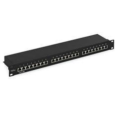 Патч-панель 19", 24xRJ-45, FTP, Cat.5e, 1U (10-0402), патч-панель 19"